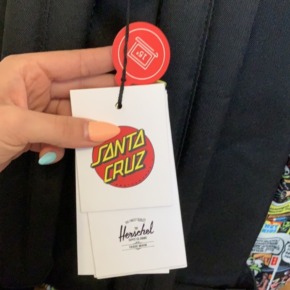 Herschel x Santa Cruz collab back pack - Picture 2 of 2
